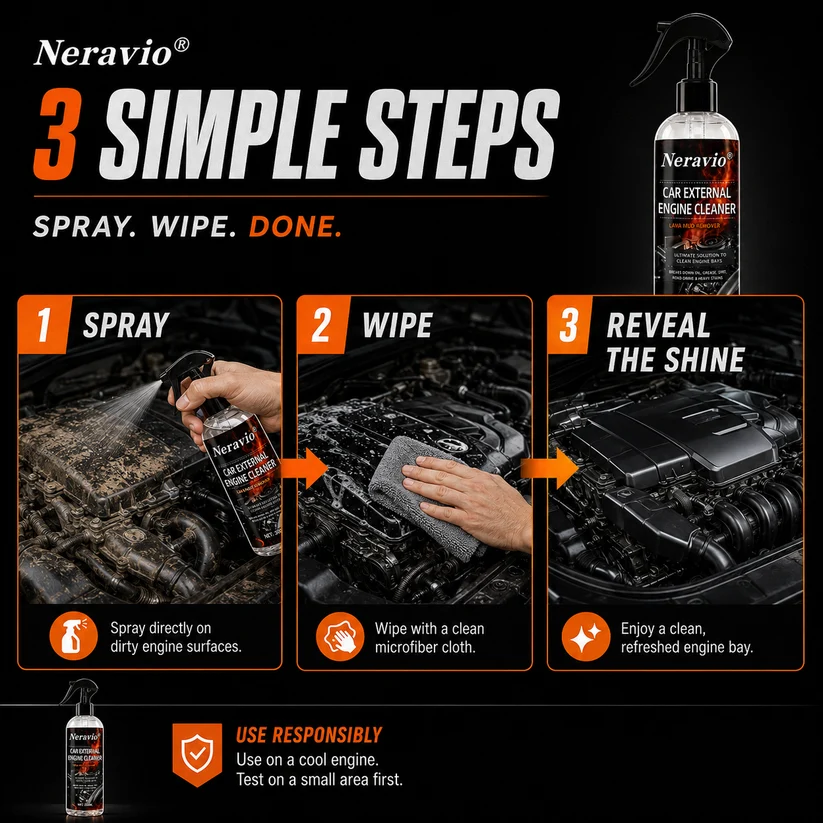 💥Limited-Time 55% OFF✨ Waterless Fast Acting Car Engine Bay Cleaner