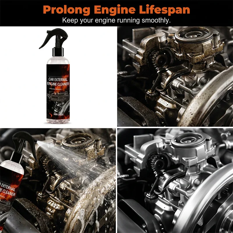 💥Limited-Time 55% OFF✨ Waterless Fast Acting Car Engine Bay Cleaner