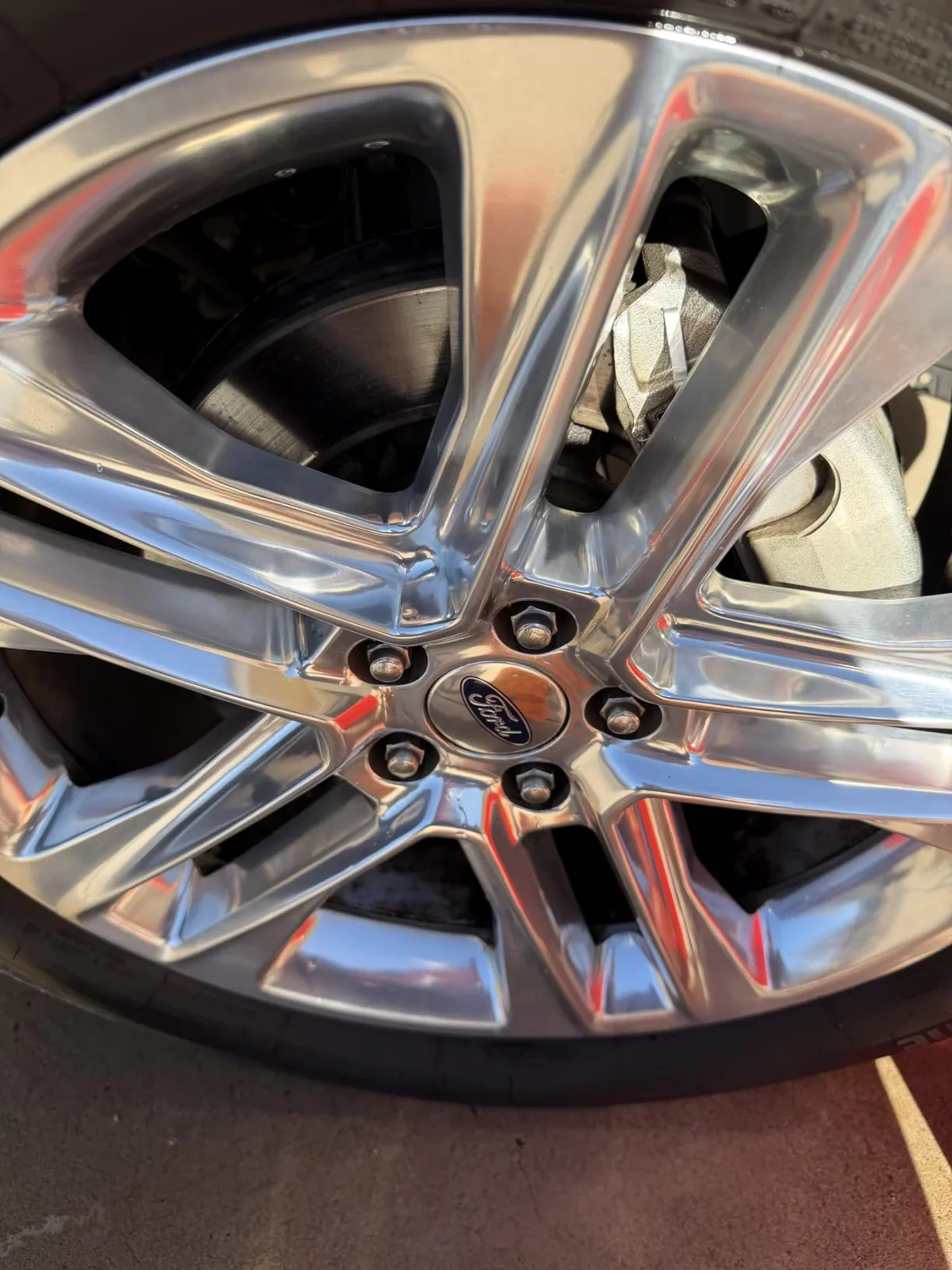 James R. car wheel